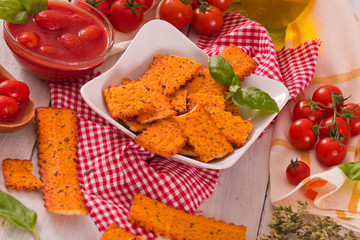 Tomato crackers. 
