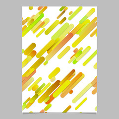 Multicolored abstract modern diagonal gradient rounded stripe pattern brochure background template design