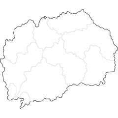 Fototapeta na wymiar mappa macedonia