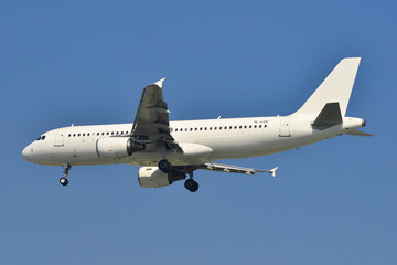 Airplane landing at Saigon Airport (SGN)