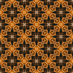 Abstract decorative islamic multicolor mosaic texture. Ornamental seamless pattern.