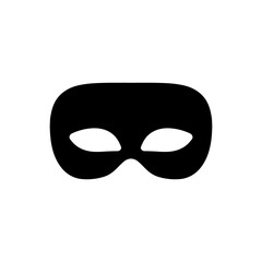 carnival mask icon. vector illustration