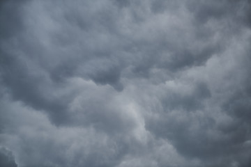 Obraz premium Dramatic sky and dark clouds