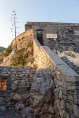 Porto Venere, Italy. 04-19-2019. View of Porto Venere  Castle .Porto Venere, Italy