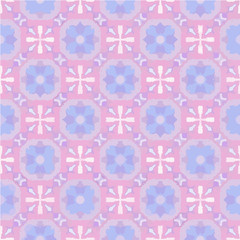 Abstract decorative islamic multicolor mosaic texture. Ornamental seamless pattern.