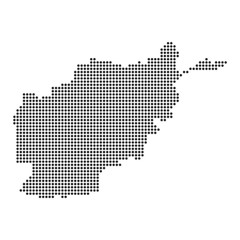 Obraz premium Map with dot