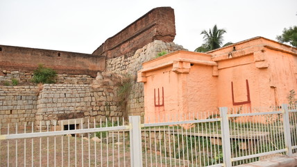 Fototapeta na wymiar Devanahalli fort at Bangalore, Karnataka, India
