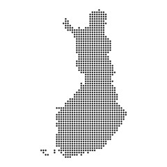 Obraz premium Map with dot