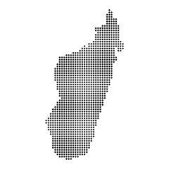 Obraz premium Map with dot