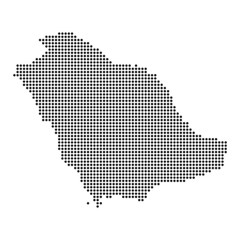 Fototapeta premium Map with dot