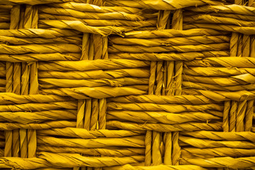 wicker wood texture close up