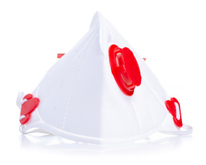 protective face mask on white background isolation