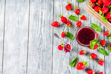 Homemade strawberry jam