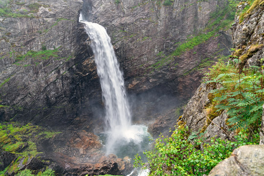 M&aring;nafossen, der h&ouml;chste Wasserfall Rogalands