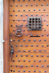 the door of a house in Pau (Bearn - France)