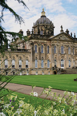 Exterior View of Castle Howard in Yorkshire England