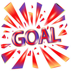 Goal icons symbol illustration vector