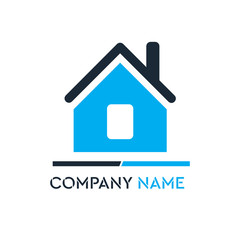 Real Estate , Property and Construction Logo design for business corporate sign . Vector Logo .]