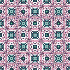 Mozaïek islamitische naadloze patroon textuur. Decoratief patroon sier veelkleurig.
