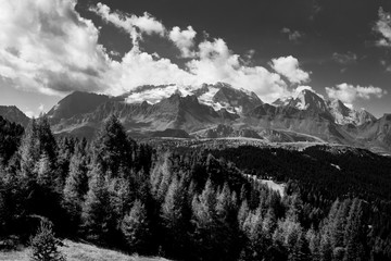 panorama in val Badia, Dolomiti