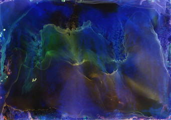 Abstract watercolor acrylic alcohol inc background texture