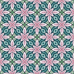 Mosaic islamic seamless pattern texture. Decorative pattern ornamental multicolor.