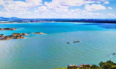 Vit&oacute;ria-ES, vista do Morro do Moreno 