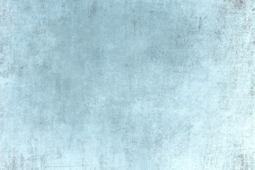 Old blue grungy wall background or texture