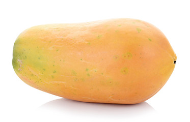 papaya isolated on a white background