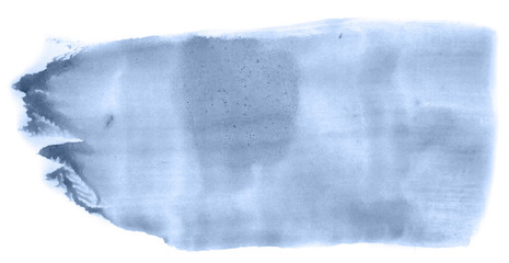  Abstract watercolor background hand-drawn on paper. Volumetric smoke elements. Navy blue color. For design, web, card, text, decoration, surfaces.