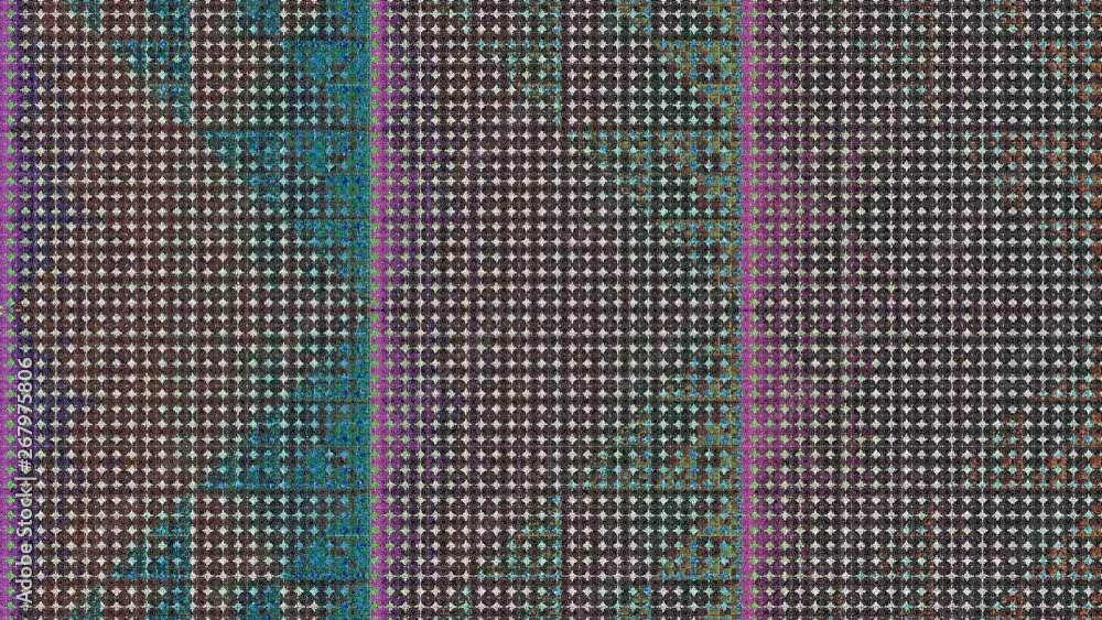 Poster moving futuristic geometric shapes. abstract screensaver for video. looping clip.