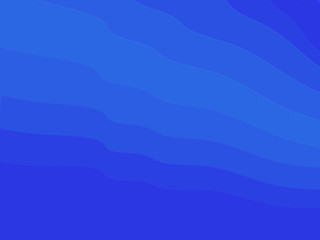 Beautiful blue wave curve line layer background