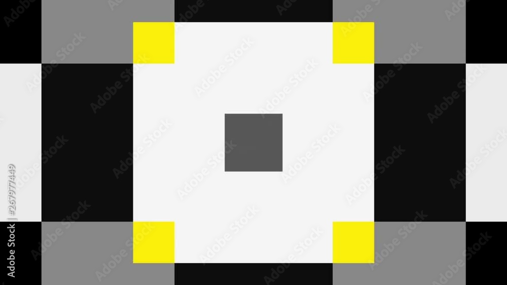 Poster moving futuristic geometric shapes. abstract screensaver for video. looping clip.