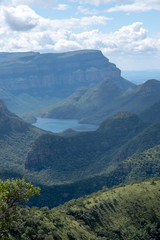 Naklejka premium Blyde River Canyon (also known as the Motlatse Canyon), in The Panorama Route, Mpumalanga, South Africa. 