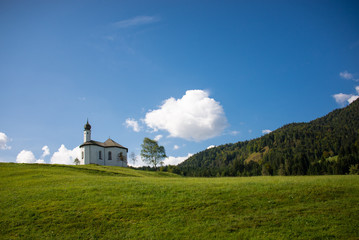 Fototapeta na wymiar Annakircherl in Achenkirch in Tirol / Österreich