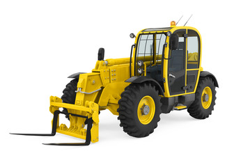 Telescopic Handler Isolated