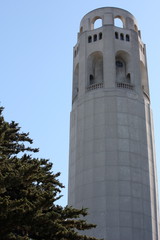 Fototapeta na wymiar Coit Tower in San Francisco, California 