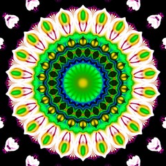 Abstract kaleidoscope background, can be used for designs, batik motifs, wallpapers, fabrics, gift wrapping, templates, ornaments and decorations