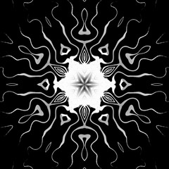 Abstract kaleidoscope background, can be used for designs, batik motifs, wallpapers, fabrics, gift wrapping, templates, ornaments and decorations