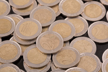 euro coins