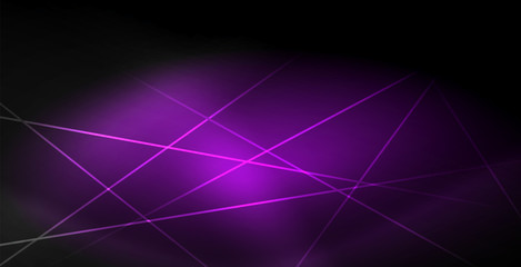 Neon color abstract lines