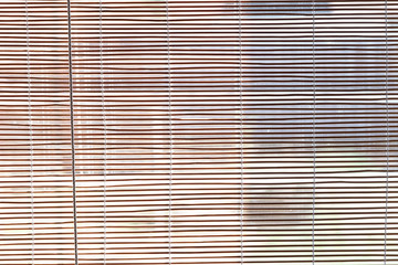 Straw natural blinds, jalousie for background
