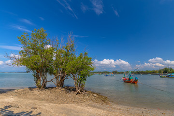 Fishing  boat in Andaman sea of  Thailand