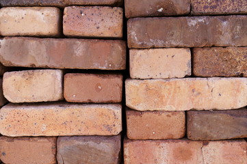 Fototapeta premium Brick block tile gardening department