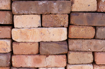 Fototapeta premium Brick block tile gardening department