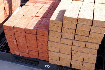 Obraz premium Brick block tile gardening department