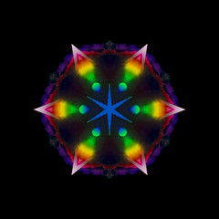 Abstract kaleidoscope background, can be used for designs, batik motifs, wallpapers, fabrics, gift wrapping, templates, ornaments and decorations