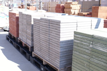 Brick block tile gardening department