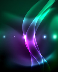 Glowing shiny light abstract background