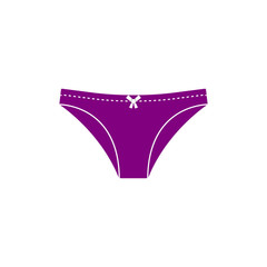 Women underwear icon. Vector illustration, flat design.